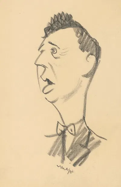Ruben Goldberg by Генри Мейджор, c. 1925 — digital art print download