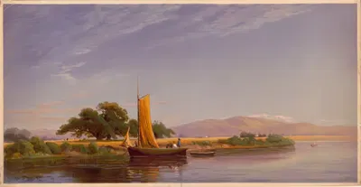 Долина Сакраменто by Джон Росс Ки, 1874 — digital art print download
