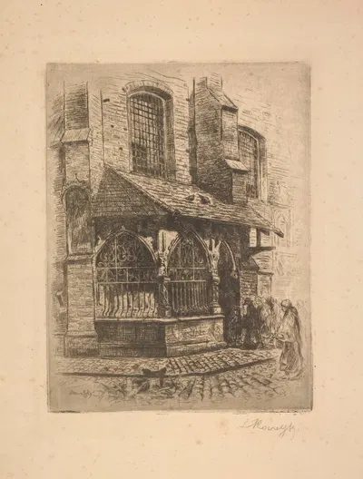 Kościół św. Barbary w Krakowie by Leon Kowalski — digital art print download