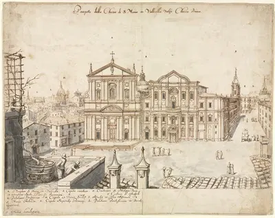Церковь Санта-Мария в Вальичелле by Льевен Круйл, 1665 — digital art print download