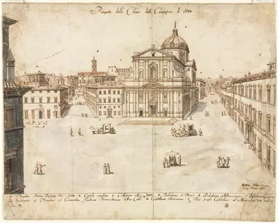 Церковь Иисуса by Льевен Круйл, 1665 — digital art print download