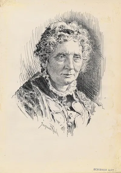 Harriet Beecher Stowe by Жак Рейх — digital art print download