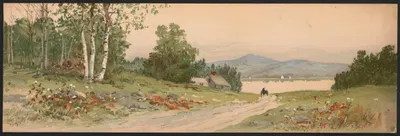 Немного Ислеборо, Мэн by Луис Кинни Харлоу, 1891 — digital art print download