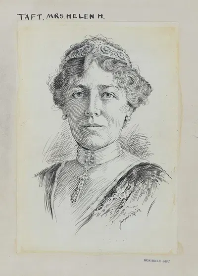 Helen Herron Taft by Жак Рейх — digital art print download