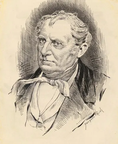 James Fenimore Cooper by Жак Рейх — digital art print download