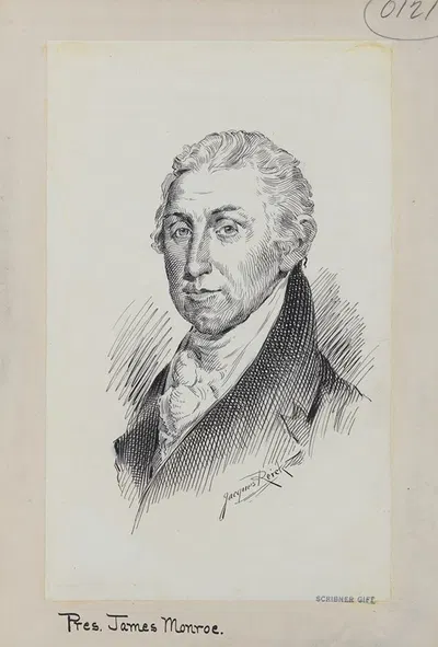 James Monroe by Жак Рейх — digital art print download