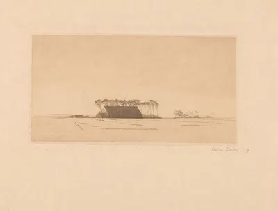 Landschap met boerderijen by Mia Bake, 1929 — digital art print download