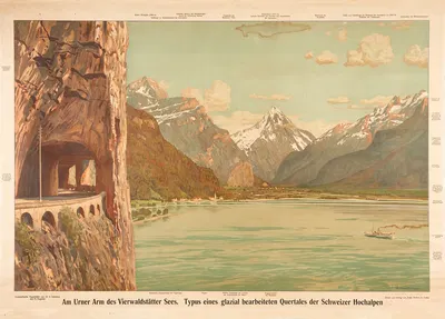 Lake Lucerne by Michael Zeno Diemer, 1911 — digital art print download
