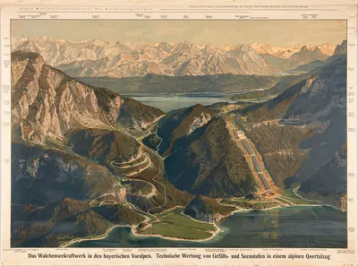 The Bavarian Prealps by Michael Zeno Diemer, 1911 — digital art print download