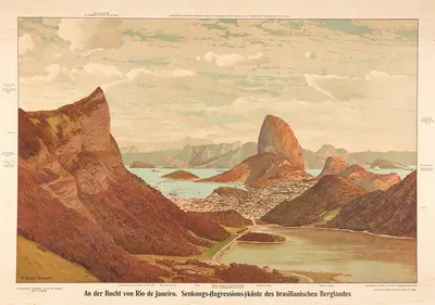 The bay at Rio by Michael Zeno Diemer, 1911 — digital art print download