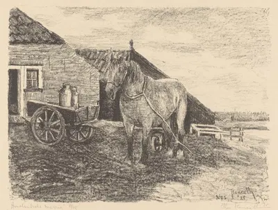 Amelandsche merrie by Otto Hanrath, 1925 — digital art print download