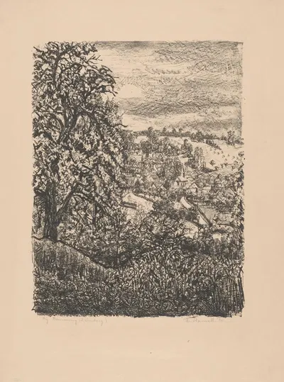Bij Bommerig (Z. Limburg) by Otto Hanrath, 1930 — digital art print download