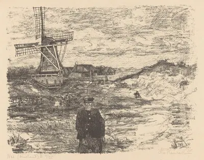 Nes (Ameland) II by Otto Hanrath, 1925 — digital art print download