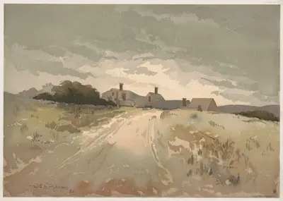 Прогрессивные исследования в акварели № 6 by Уильям С. Робинсон, 1890 — digital art print download