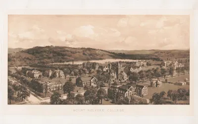 Mount Holyoke College by Richard Rummell, 1908 — digital art print download