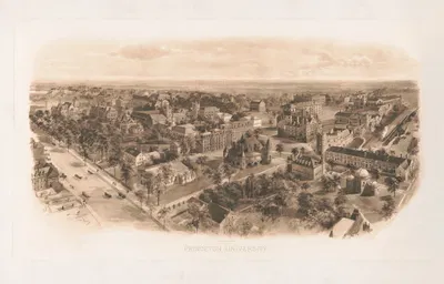 Princeton University by Richard Rummell, 1906 — digital art print download