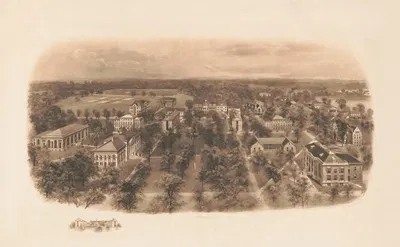 University of North Carolina at Chapel Hill by Richard Rummell, 1907 — digital art print download
