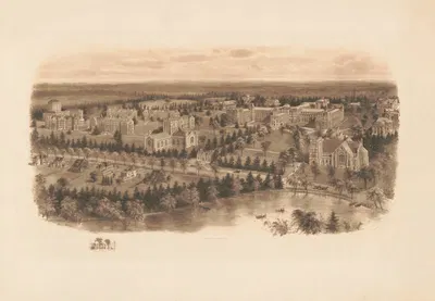 Vassar College by Richard Rummell, 1907 — digital art print download