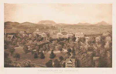 Washington and Lee University, Lexington, Virginia by Richard Rummell, 1907 — digital art print download