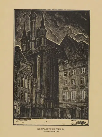 Церковь Девы Марии в Торунь by Тадеуш Чешлевский, 1932 — digital art print download