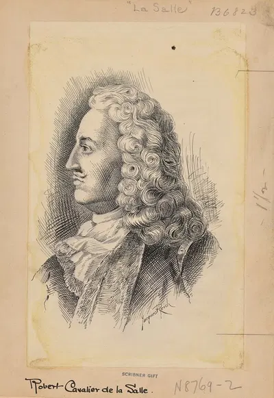 Robert Cavelier Sieur De La Salle by Жак Рейх — digital art print download