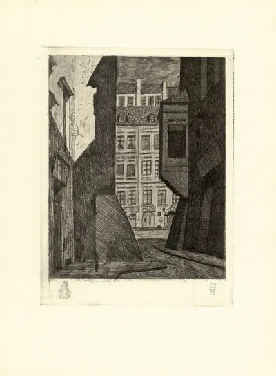 Узкий Дунай by Тадеуш Чешлевский, 1929 — digital art print download