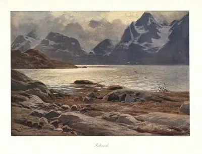 Рафтсундет by Фемистокл фон Экенбрехер, 1895 — digital art print download