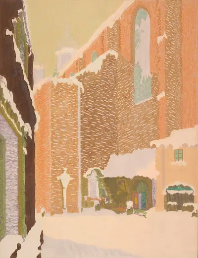 Костел Святой Марии в Кракове by Владислав Белецкий, 1930 — digital art print download