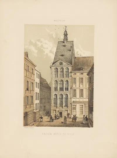 Старая ратуша by Александр Шаепкенс, 1857 — digital art print download