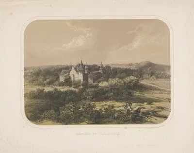 Шато де Шезберг by Александр Шаепкенс, 1852 — digital art print download
