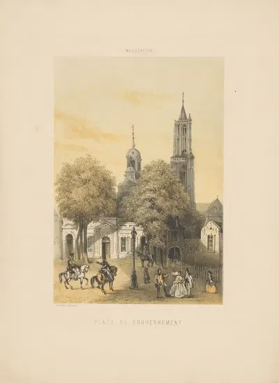 Площадь правительства by Александр Шаепкенс, 1857 — digital art print download