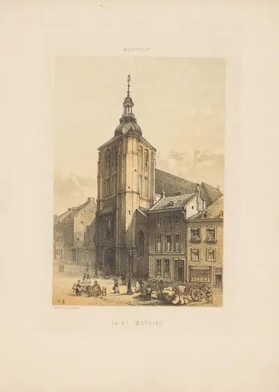 Saint Mathias by Alexander Schaepkens, 1857 — digital art print download