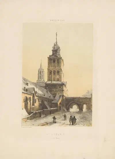 Сен-Серве (Северная сторона) by Александр Шаепкенс, 1857 — digital art print download