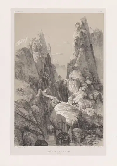 Парад Пир-а-Зан (Фарс) by Южин Фланден, 1843-1854 — digital art print download