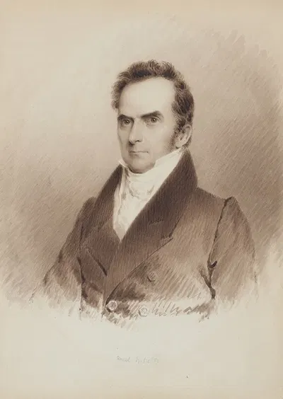 Daniel Webster by James Barton Longacre, 1830 — digital art print download