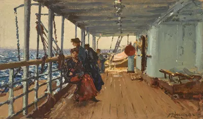 На борту SS Болгария by Фаусто Зонаро, 1891 — digital art print download