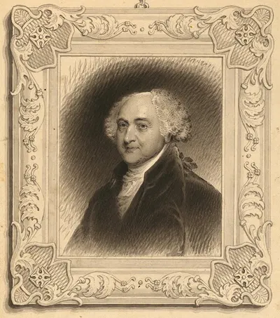 John Adams by James Barton Longacre, c. 1825 — digital art print download