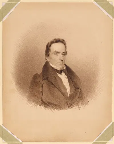 Lewis Cass by James Barton Longacre, c. 1833 — digital art print download