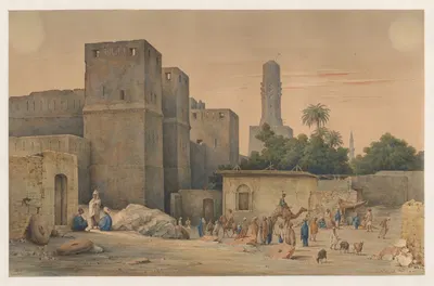 Египет by Харальд Конрад Стилинг, 1849-1854 — digital art print download