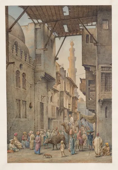 Египет by Харальд Конрад Стилинг, 1849-1854 — digital art print download