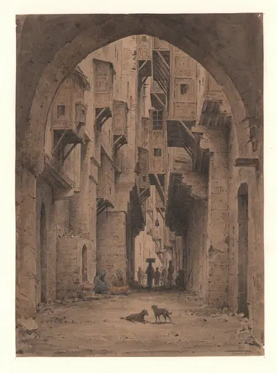 Египет by Харальд Конрад Стилинг, 1849-1854 — digital art print download