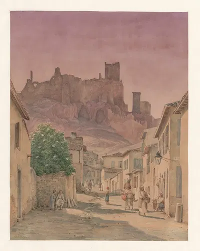 Греция, Афины, район Агора by Харальд Конрад Стилинг, 1845-1855 — digital art print download
