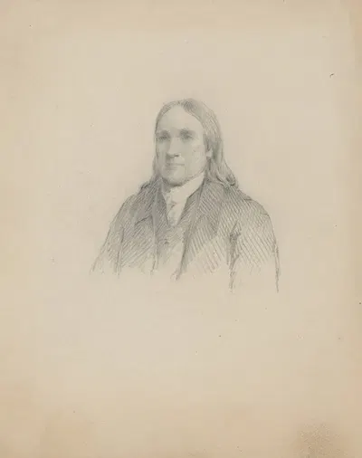 Unidentified Man by James Barton Longacre, c. 1825 — digital art print download