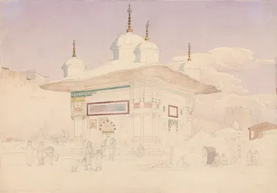 Турция, Константинополь, колодец Ахмеда III by Харальд Конрад Стилинг, 1849-1854 — digital art print download