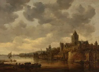 Неймеген, вид на Валькхоф by Ян Йосефсз. ван Гойен, 1646 — digital art print download