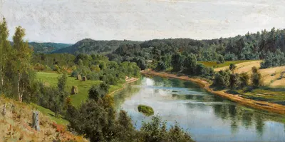 The Oyat River by Vasily Dmitrievich Polenov, 1883 — digital art print download