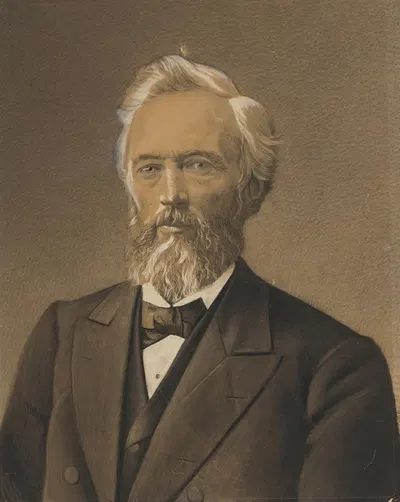 Чарльз Р. Гилл by Л. Визер, c. 1881 — digital art print download