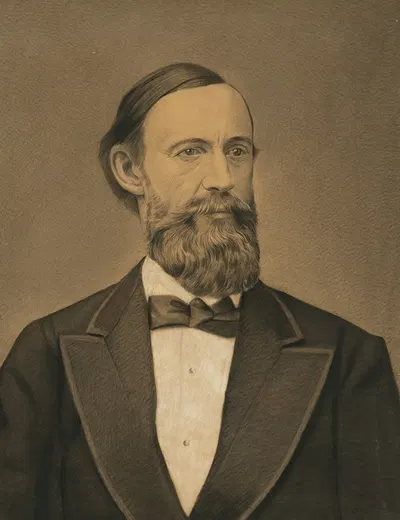 Джеймс Хитон Бейкер by Л. Визер, c. 1880 — digital art print download