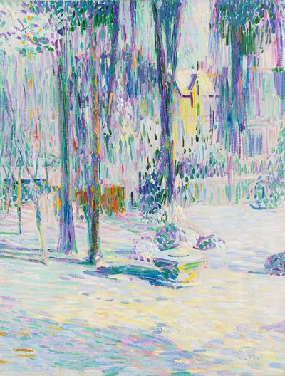 В парке замка Претцфельд by Курт Херрманн, 1908 — digital art print download