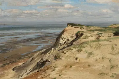 Дюны на Вадденском море by Эжен Густав Дюккер — digital art print download